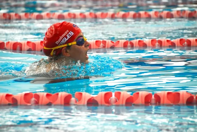 Rushmore swimmer