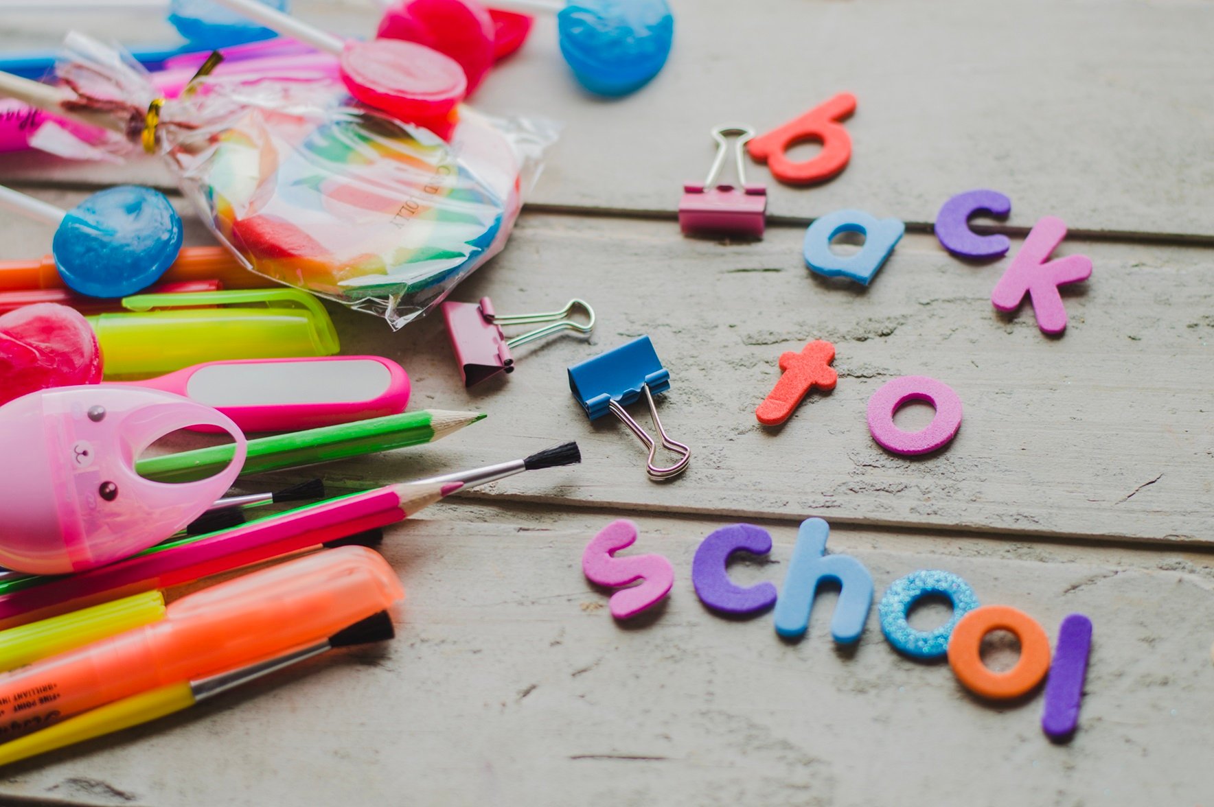 creative-colorful-arrangement-pens-letters